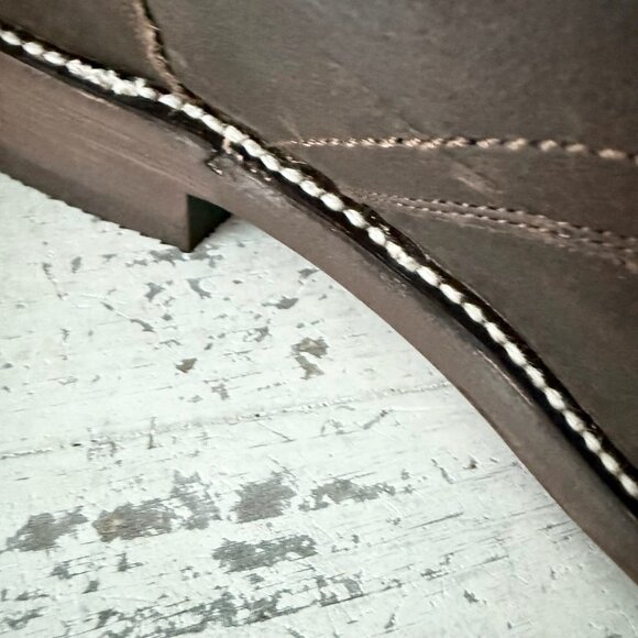 NEW Lane Mens Brown Ankle Boots Size 10 Lace-up Casual Genuine Leather Sole - Picture 8 of 12